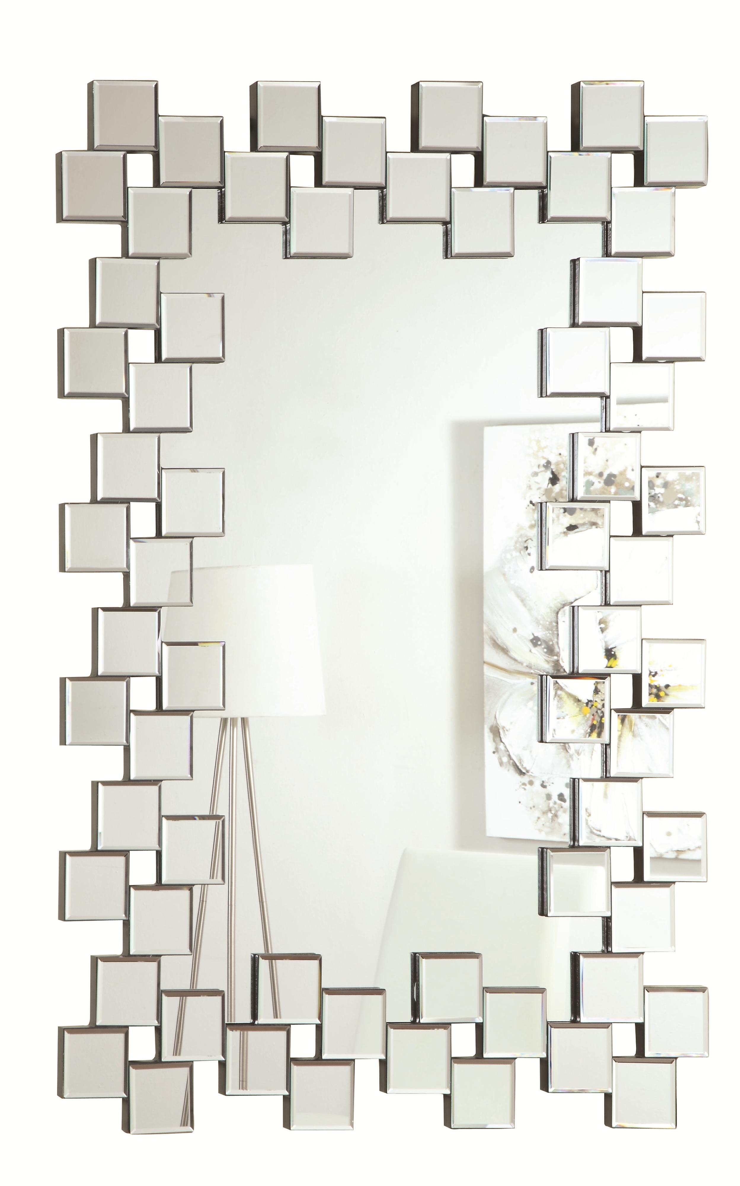 Accent mirrors store for wall